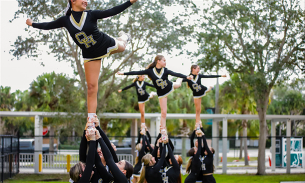 Competitive Cheerleading group picture
